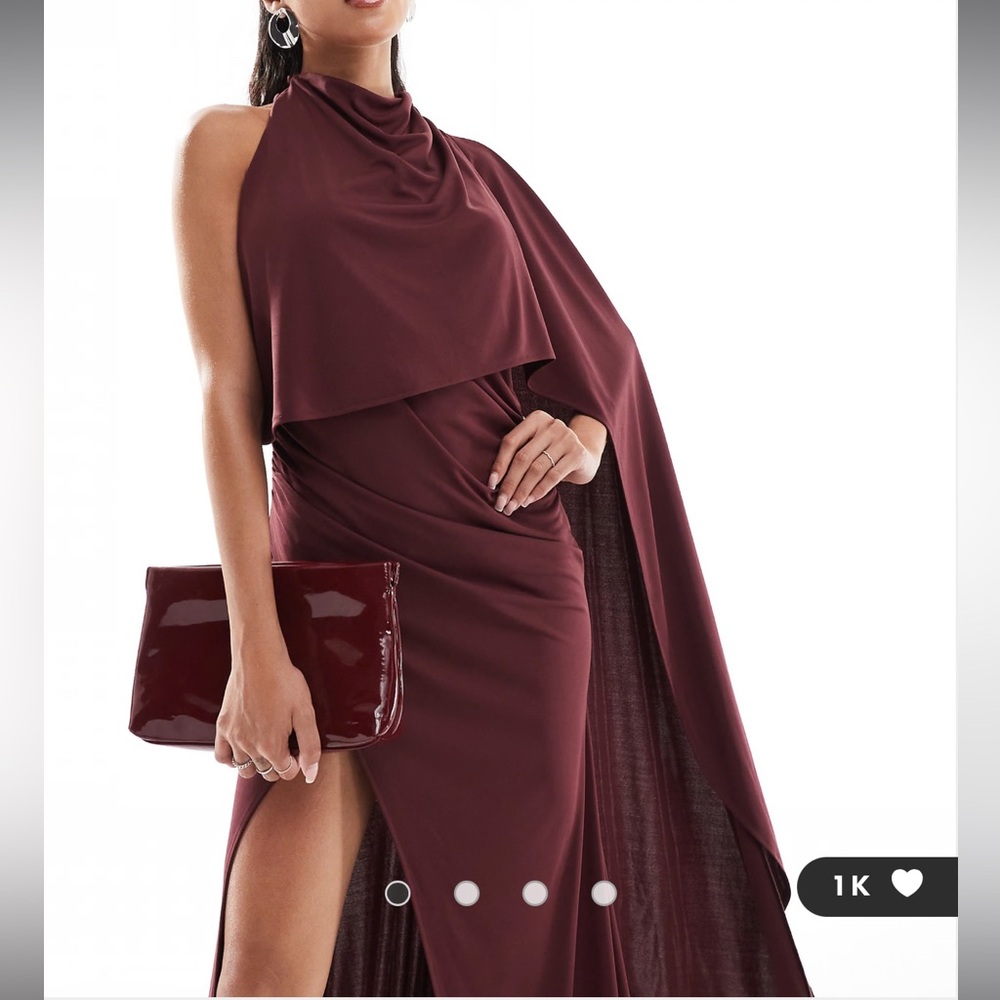 ASOS Burgundy Dress